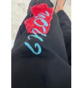 Denim σαλοπέτα μαύρη