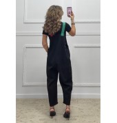 Denim σαλοπέτα μαύρη