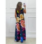 Oversized ολόσωμη φόρμα floral