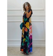 Oversized ολόσωμη φόρμα floral