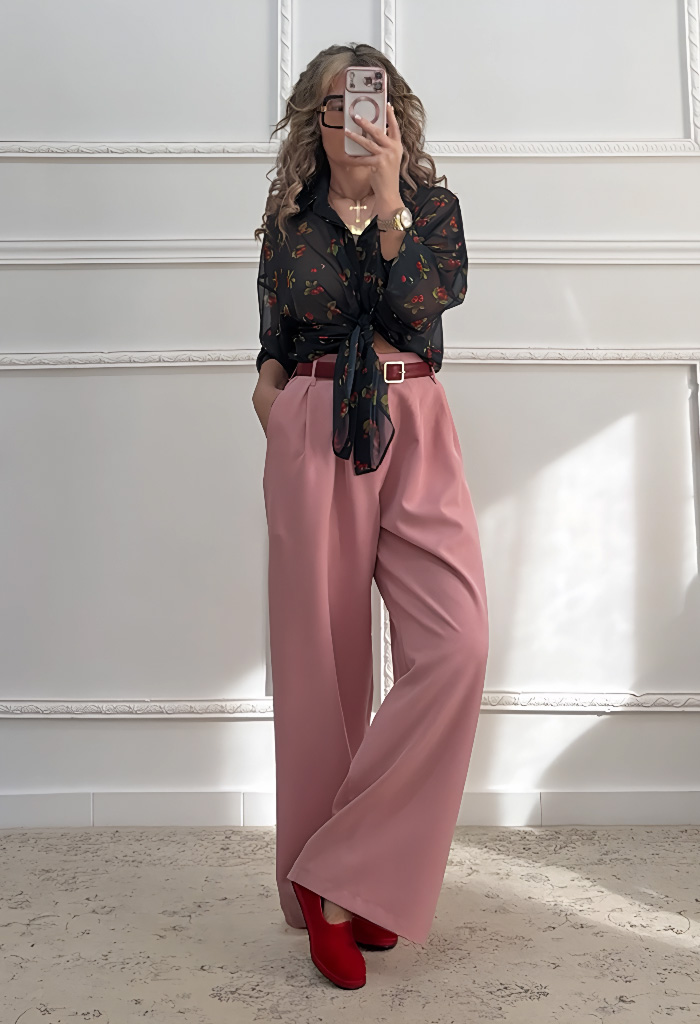 Πουκάμισο Cherries μαύρο Πουκάμισο Cherries μαύρο