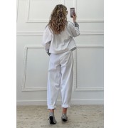 Bomber denim λευκό Bomber denim λευκό