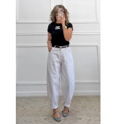 Παντελόνι denim λευκό Παντελόνι denim λευκό