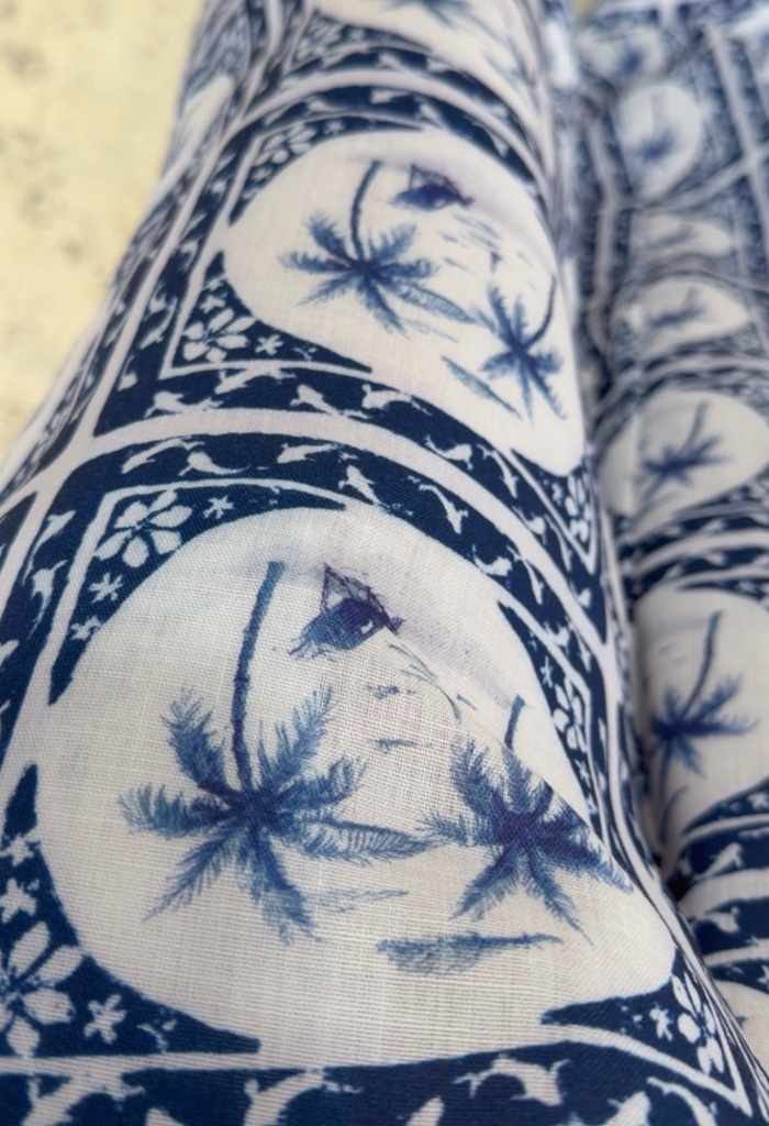Wide leg παντελόνα