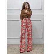 Wide leg παντελόνα