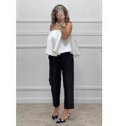 Tapered παντελόνι μαύρο