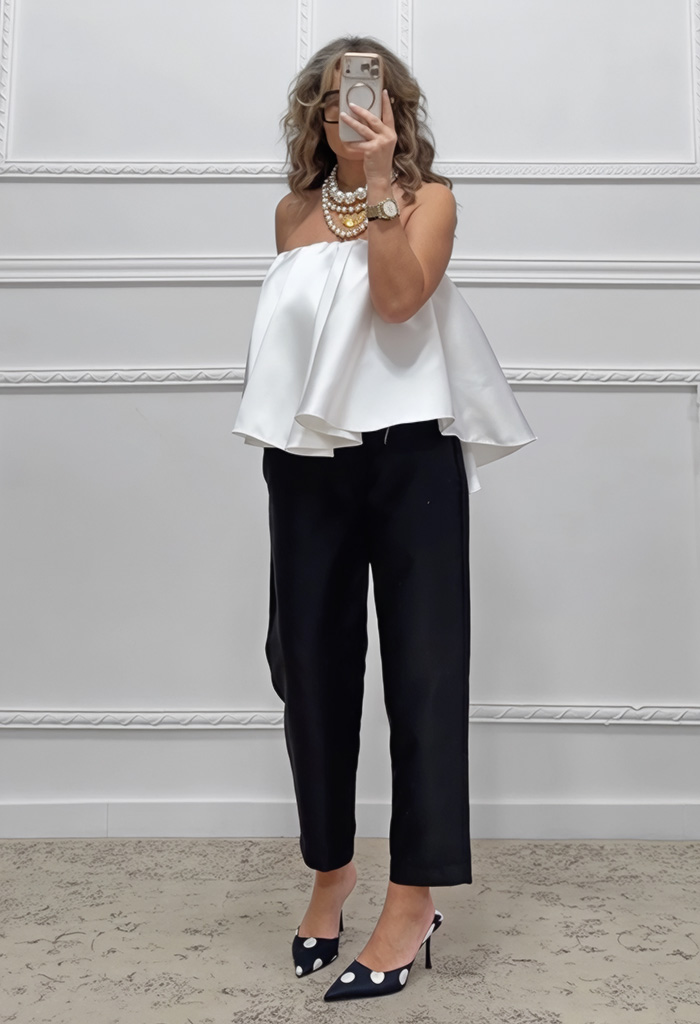 Tapered παντελόνι μαύρο