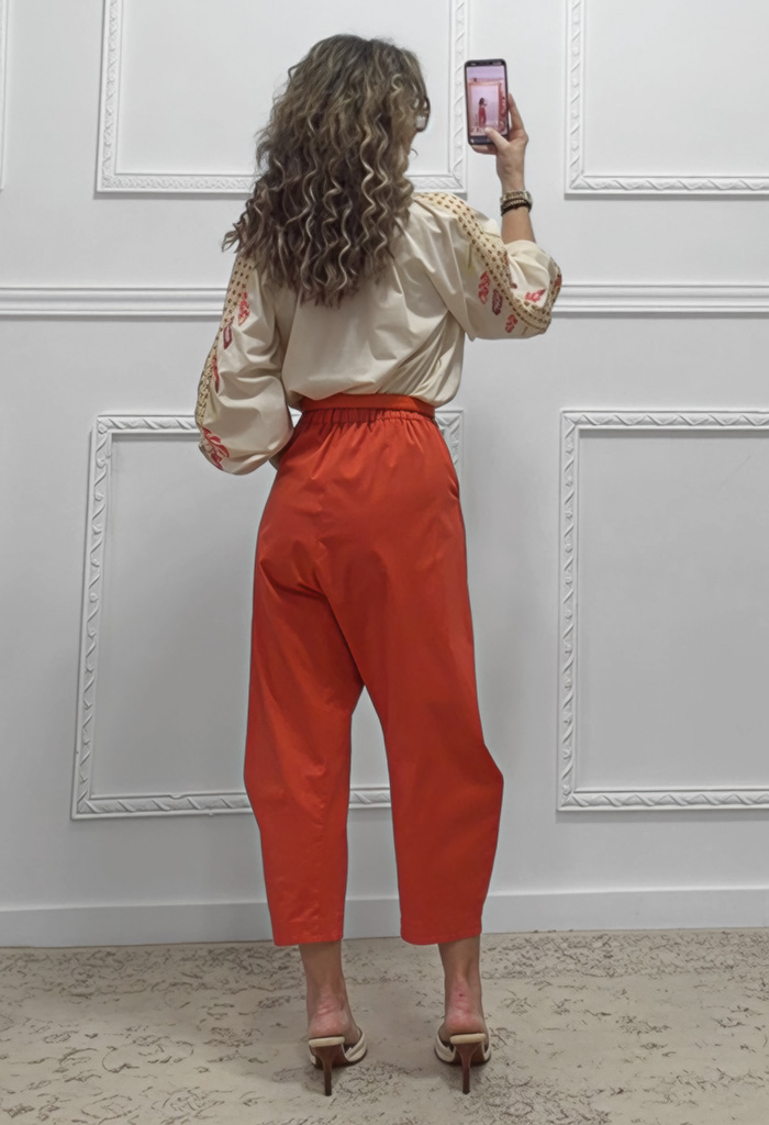 Baggy παντελόνι πορτοκαλί Baggy παντελόνι πορτοκαλί