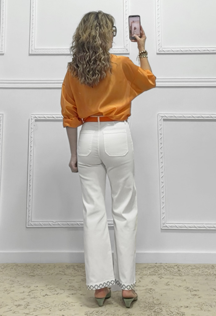 Παντελόνι με κεντήματα