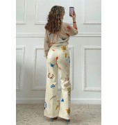Wide leg ψηλόμεσο παντελόνι Wide leg ψηλόμεσο παντελόνι