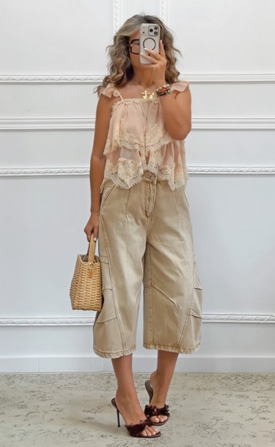 Boho τοπ nude Boho τοπ nude