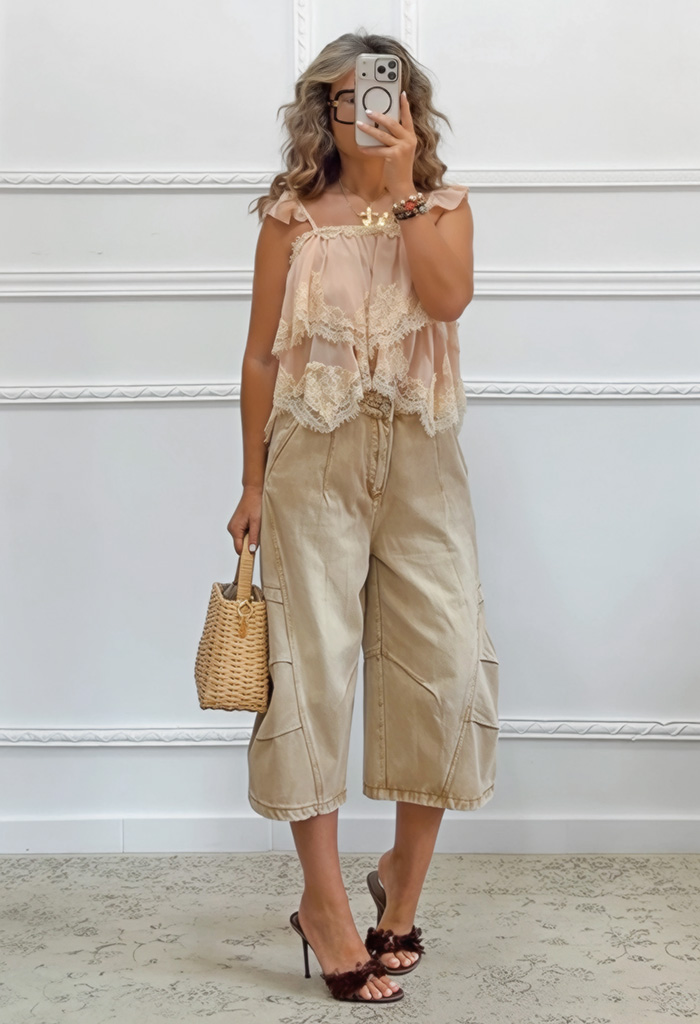 Boho τοπ nude Boho τοπ nude