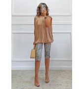 Κάπρι παντελόνι animal print Κάπρι παντελόνι animal print