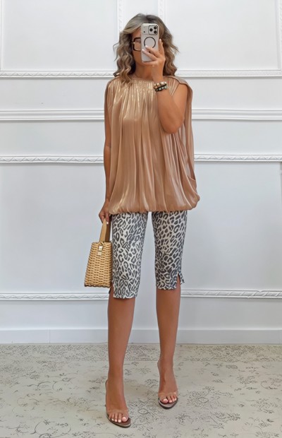 Κάπρι παντελόνι animal print