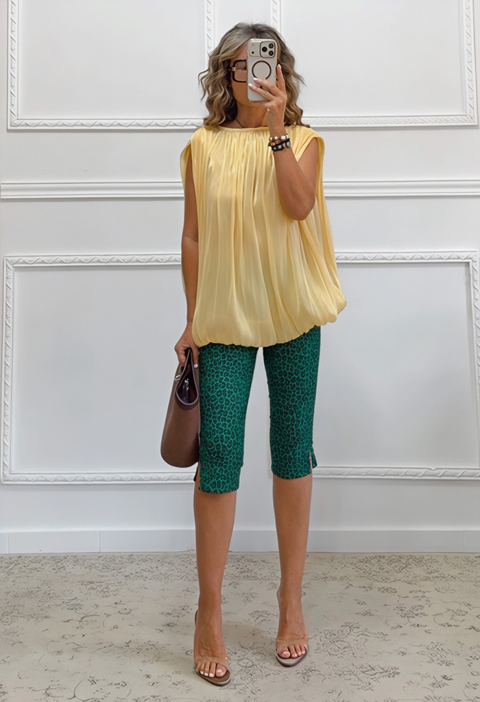 Κάπρι παντελόνι animal print