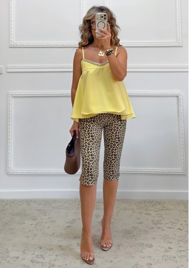 Κάπρι παντελόνι animal print