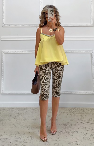 Κάπρι παντελόνι animal print