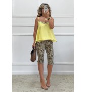 Κάπρι παντελόνι animal print Κάπρι παντελόνι animal print