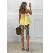 Κάπρι παντελόνι animal print Κάπρι παντελόνι animal print