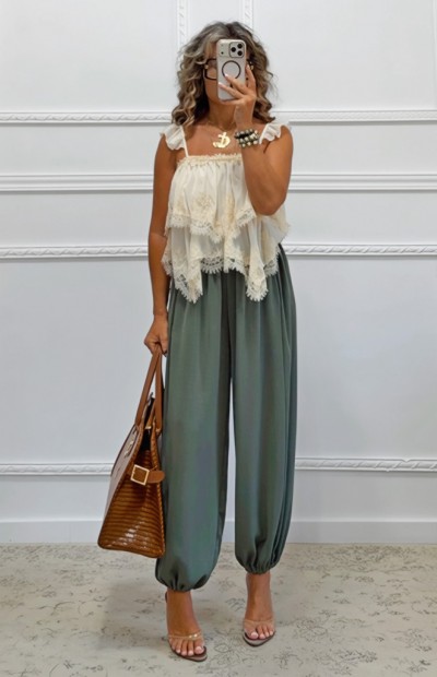 Boho τοπ εκρού Boho τοπ εκρού