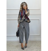 Παντελόνι baggy γκρι Παντελόνι baggy γκρι