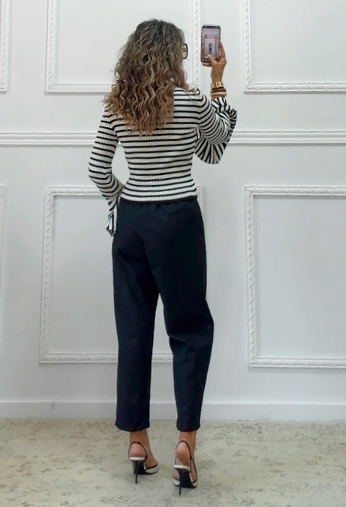 Παντελόνι baggy μαύρο