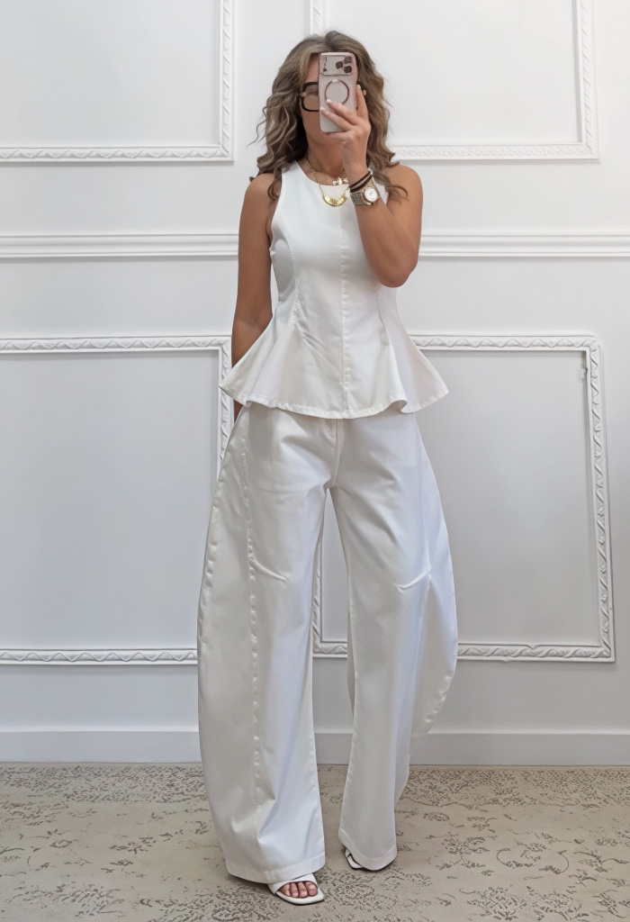 Σετ τζιν λευκό