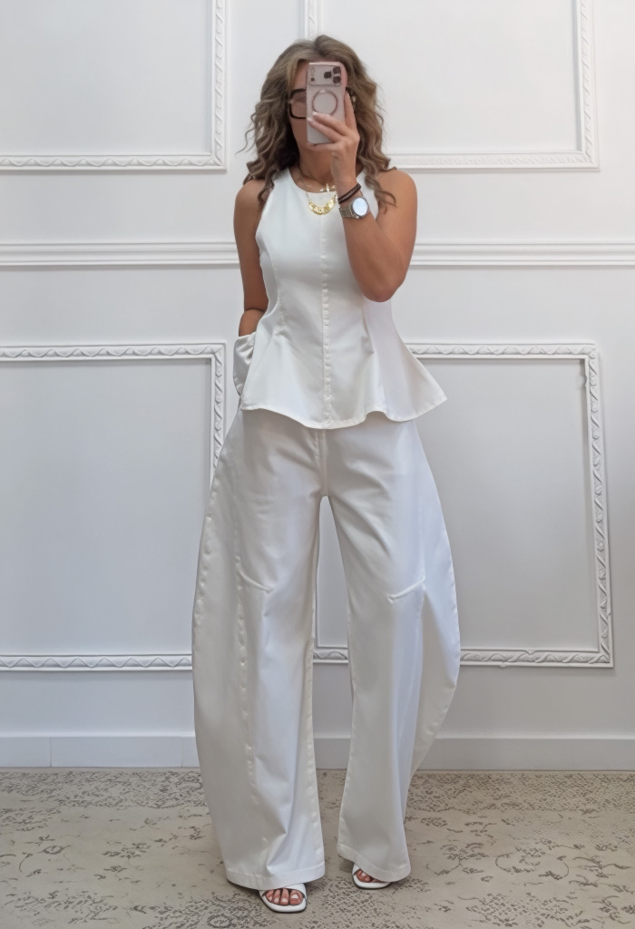 Σετ τζιν λευκό