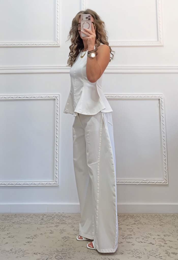 Σετ τζιν λευκό