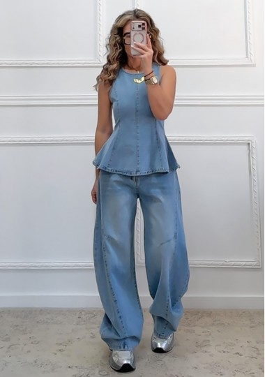 Σετ τζιν μπλε