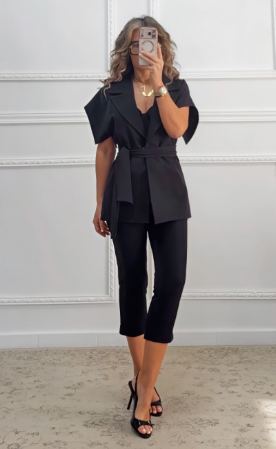 Σετ παντελόνι και σακάκι μαύρο
