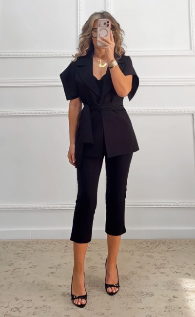 Σετ παντελόνι και σακάκι μαύρο