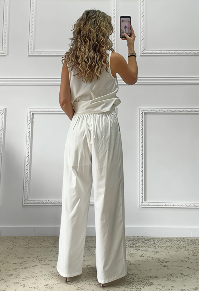 Σετ με κεντήματα λευκό