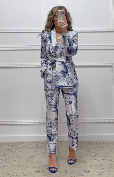 Κοστούμι με print