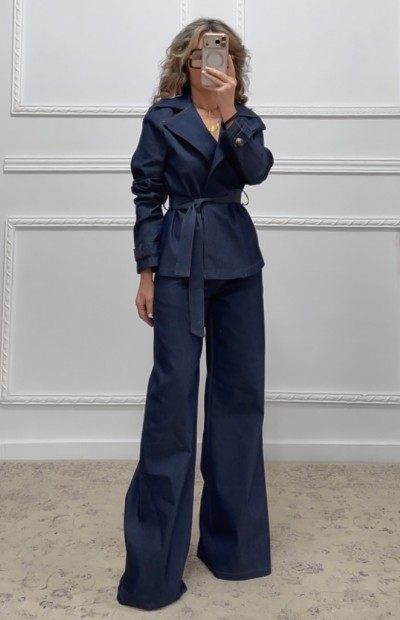 Denim κοστούμι Denim κοστούμι