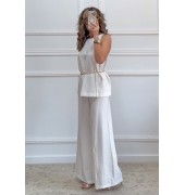 Σετ παντελόνα μπλούζα λευκό