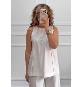 Σετ παντελόνα μπλούζα λευκό