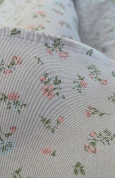 Denim σετ με print Denim σετ με print