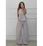 Denim σετ με print