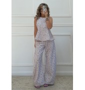Denim σετ με print
