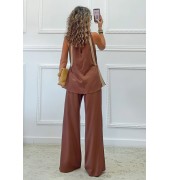 Σετ παντελόνι και αμάνικη μπλούζα