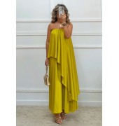 Σετ φούστα και στράπλες λάιμ Σετ φούστα και στράπλες λάιμ