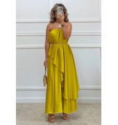 Σετ φούστα και στράπλες λάιμ Σετ φούστα και στράπλες λάιμ
