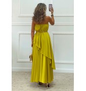 Σετ φούστα και στράπλες λάιμ Σετ φούστα και στράπλες λάιμ