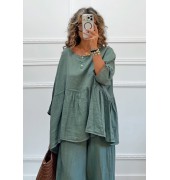 Oversized σετ χακί Oversized σετ χακί