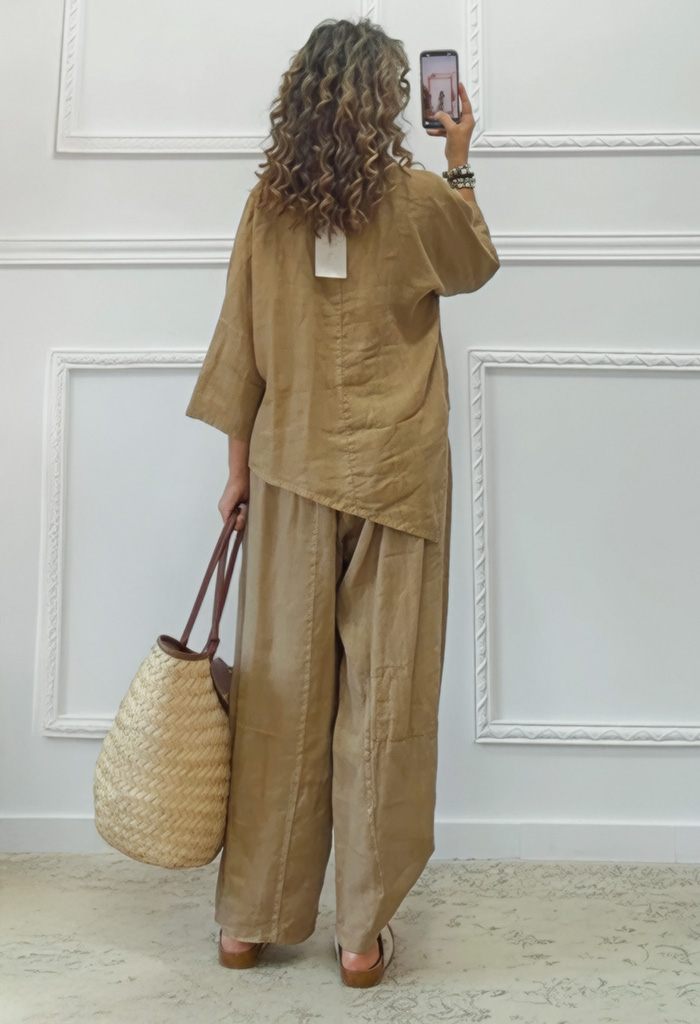 Oversized σετ μπεζ της άμμου Oversized σετ μπεζ της άμμου