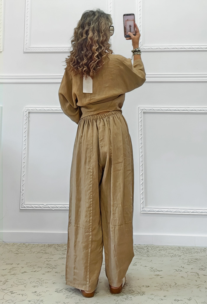 Oversized σετ μπεζ της άμμου Oversized σετ μπεζ της άμμου