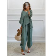 Oversized σετ χακί Oversized σετ χακί