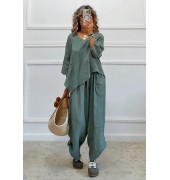 Oversized σετ χακί Oversized σετ χακί