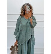 Oversized σετ χακί Oversized σετ χακί